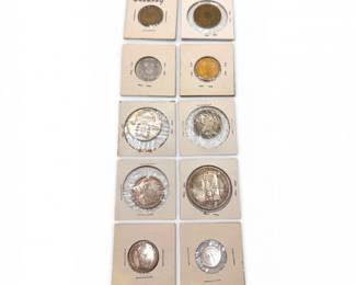 207 VintageWorldCoinCollectionPortugalSwitzerlandGermanyMore