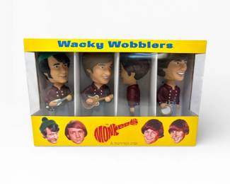 32 TheMonkeesWackyWobblersBobbleheadFigureSetBoxed