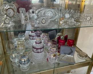 Gut glass, includes Waterford