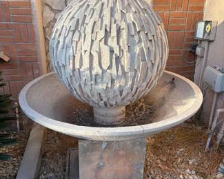 Mid century style fountain