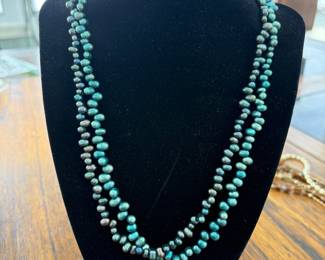 blue pearl necklace