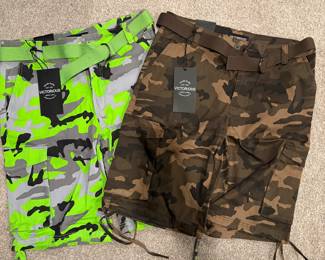 Brand new men's camo shorts