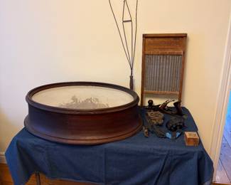Office
Deep early shadow box
Wash board
Pulley, wall bracket, plane