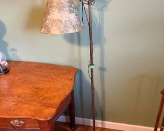 Upstairs Bedroom 
Floor lamp with jade piece
