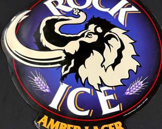 Rock Ice Beer Sign