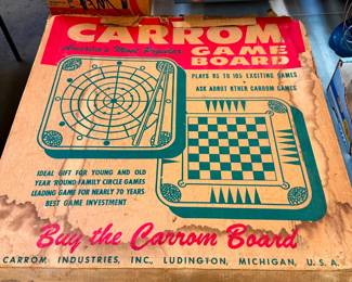 Vintage Carrom Game Board