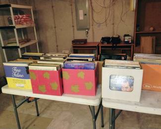 More boxes of records