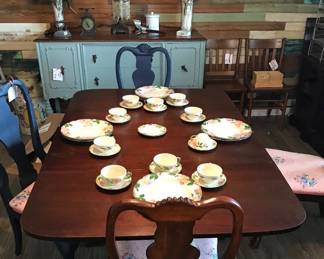 Dining table and chairs