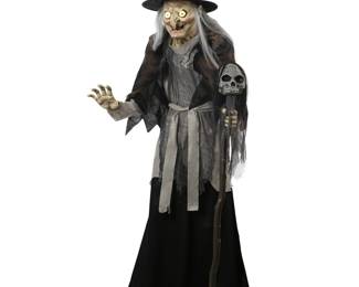 Halloween Lunging Haggard Witch New in Box $300