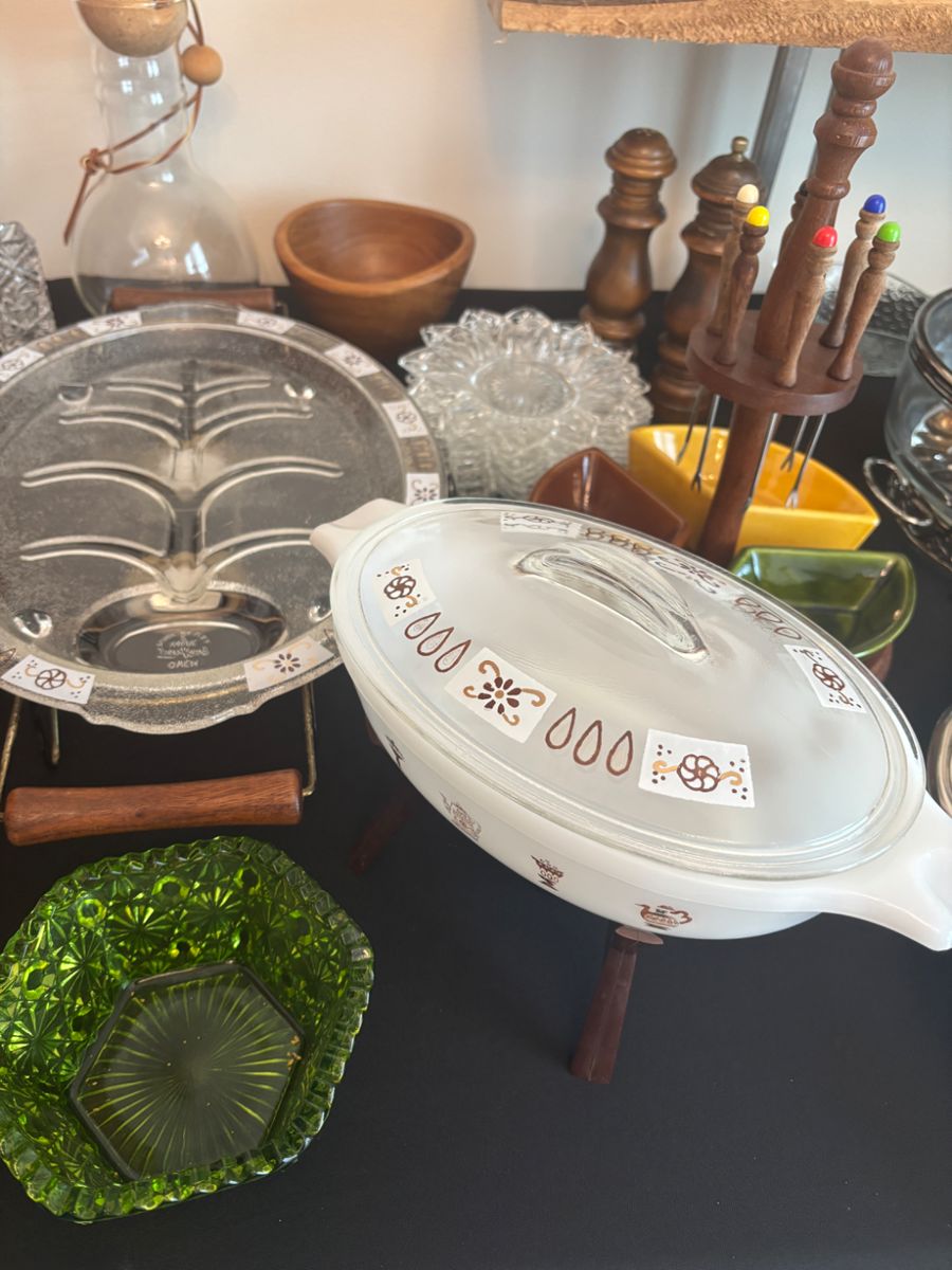 Glasbake & FireKing MCM entertaining