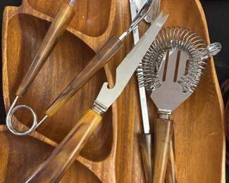 Bakelite Barware set