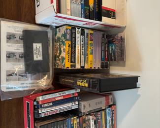 VHS, DVD,  CD’s