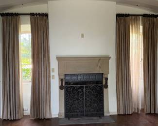 Drapery Panels with Sheers and Rods (Primary)
