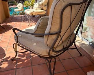 Iron Patio Chair (close)