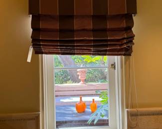 Roman Shade, Downstairs Roman Shade