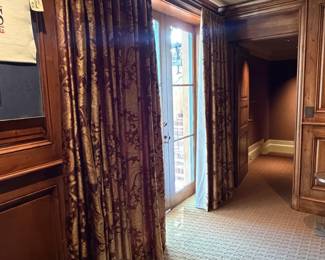 Drapery Panels (Downstairs Game Room)