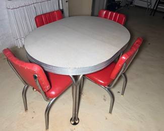 Antique Kitchen Table & Chairs