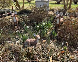 Concrete Garden Deer