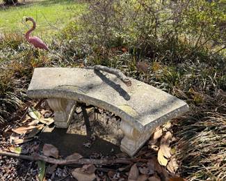 Concrete Garden Bench