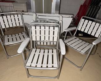 Vintage Lawn Chairs & Table