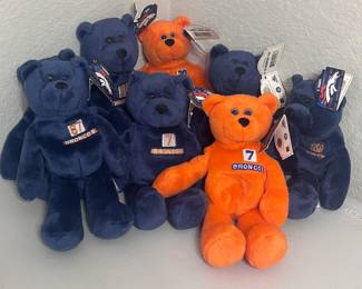 COL BRONCOS BEANIE BABIES