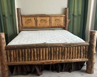 Fur Lodge Style Bed