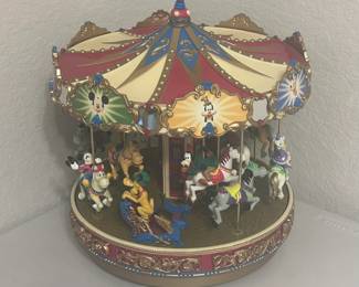 ANTIQUE VINTAGE MICKEY MOUSE CAROUSEL