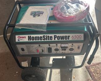 New, never used, Onan Portable Generator