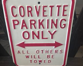 COL CORVETTE SIGN