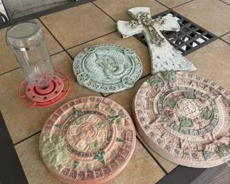 Aztec Decor Outdoor Wall Hangings