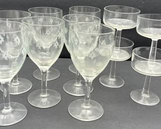 Collection of Glass Stemware