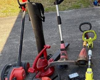 Various Power Yard Tools