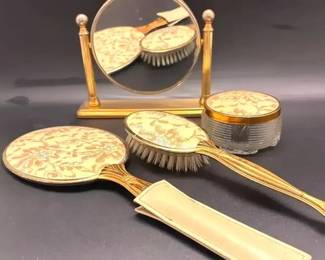 Vintage Cross Vanity Set