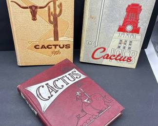 1956,5758 UT Cactus Yearbooks