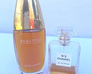 Chanel No5 Este Lauder Beautiful Vintage Perfume Bottles
