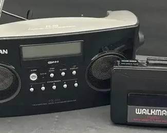 Sangean PRD5 FMStereo AM Portable DigitalTuning Radio  Sony Walkman 