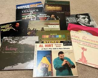 Lot of Vintage Vinyl LP Records Instrumental, Big Band  Easy Listening  Al Hirt  More