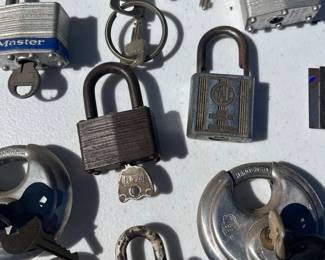 Various Padlocks