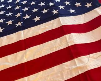 Extra Large Valley Forge 100 Cotton American Flag  113 x 56  Made in USA  Grommeted