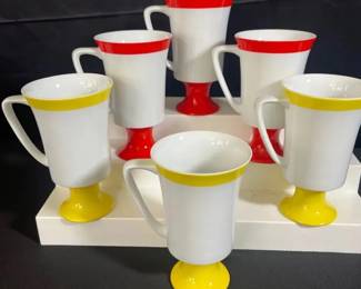 Vintage Fine China Seyei Irish Coffee Pedestal Mug Japan