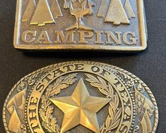 Collectible Brass Belt Buckles 