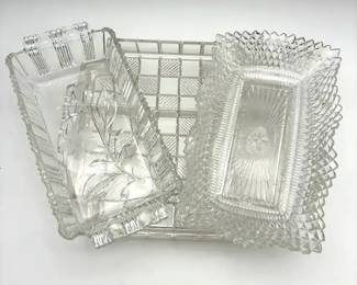 Crystal Serving Set Collection