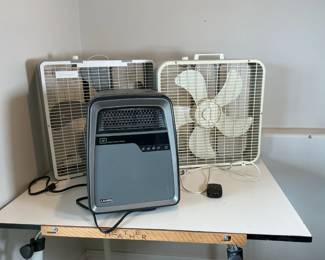 Laso Heater & Box Fans