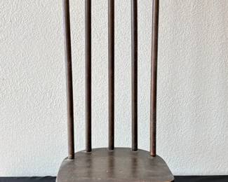 Antique Primitive Style Windsor Childs Chair