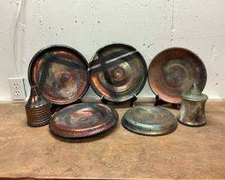 Copper Oxide Glaze Pottery