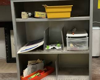 Vintage Rolling Drafting Table & Tools