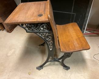 Antique Student Desk