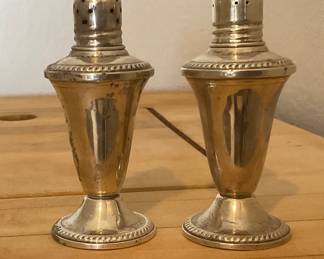 Sterling Silver Salt & Pepper Shakers