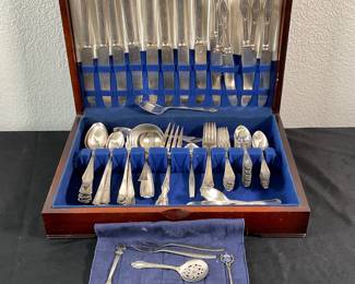 Silver-Plate Silverware: Mixed Patterns
