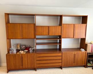 MCM Teak Wall Cabinet